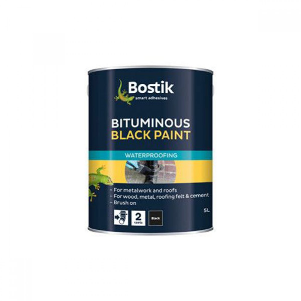 Bostik Bituminous Black Paint | Choose Size