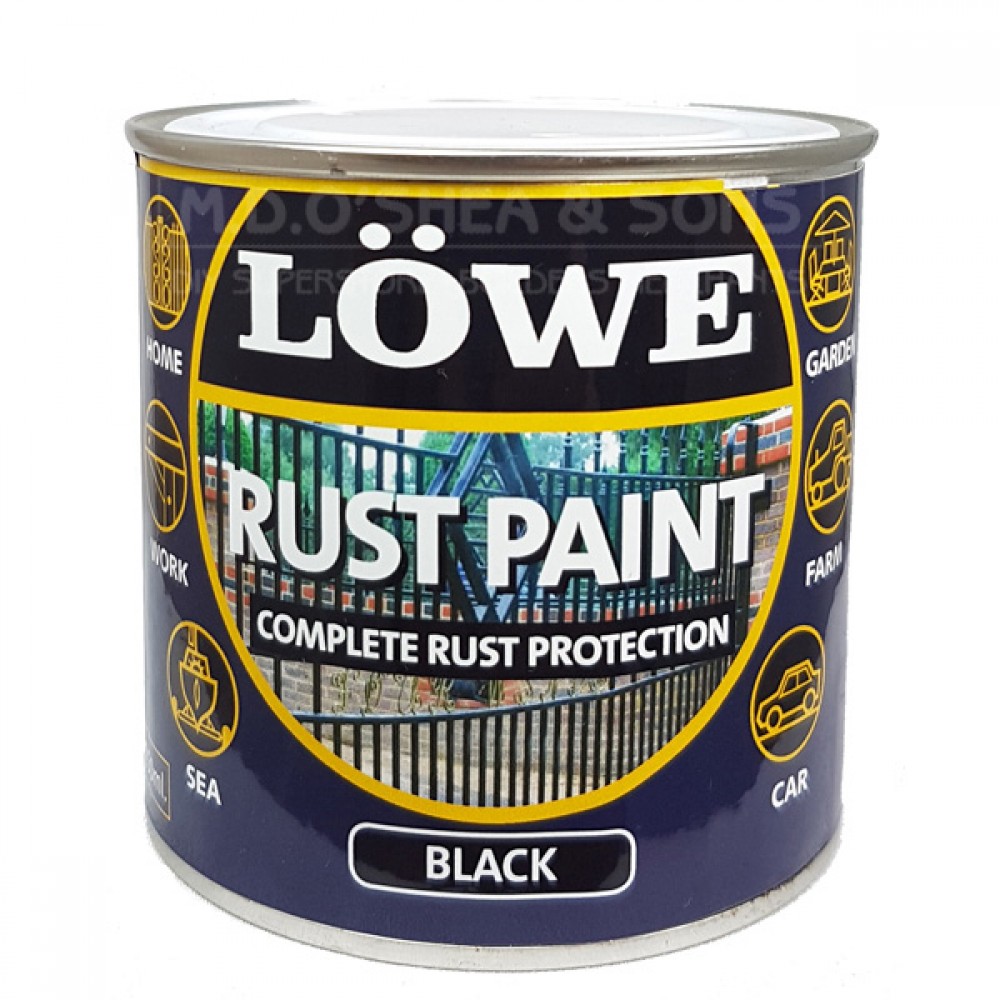 Lowe Metal & Machinery Paint Black 2.5ltr