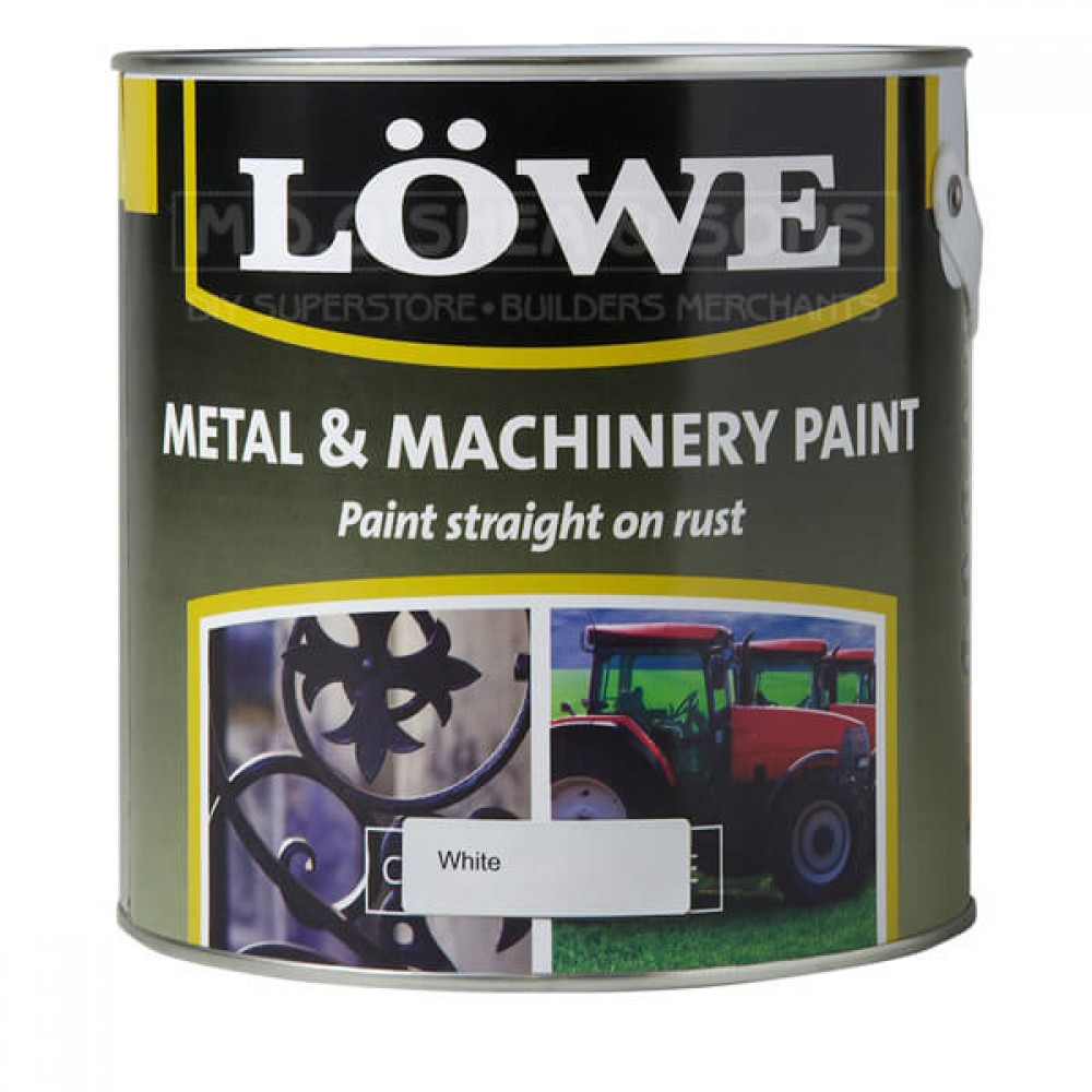 Lowe Metal & Machinery Paint White 2.5tr
