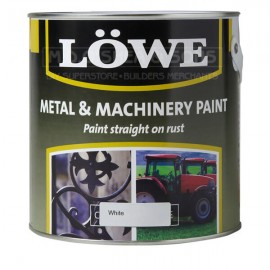 Lowe Metal & Machinery Paint White 2.5tr