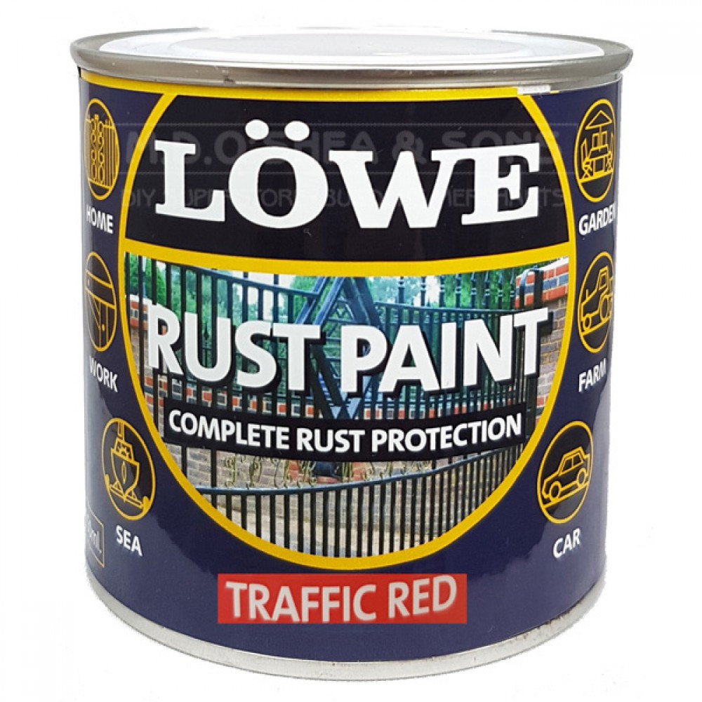 Lowe Metal & Machinery Paint Red 1ltr