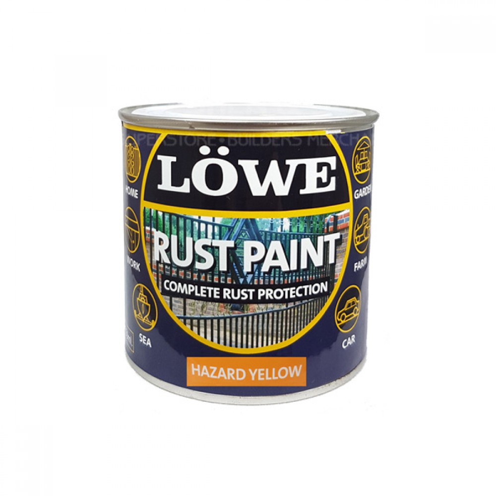 Lowe Metal & Machinery Paint Yellow 500ml