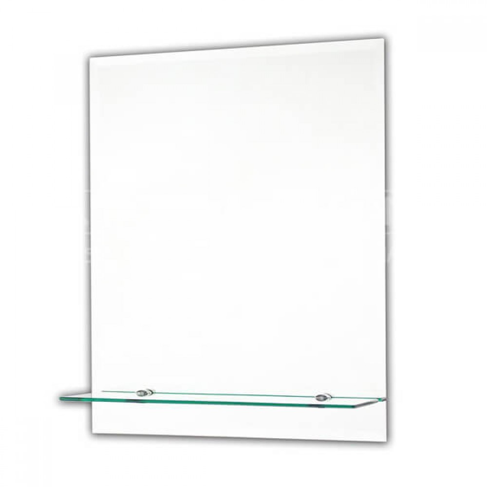 Tema Bevelled Mirror Rectangular 50x40 W/shelf