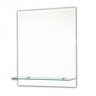 Tema Bevelled Mirror Rectangular 50x40 W/shelf