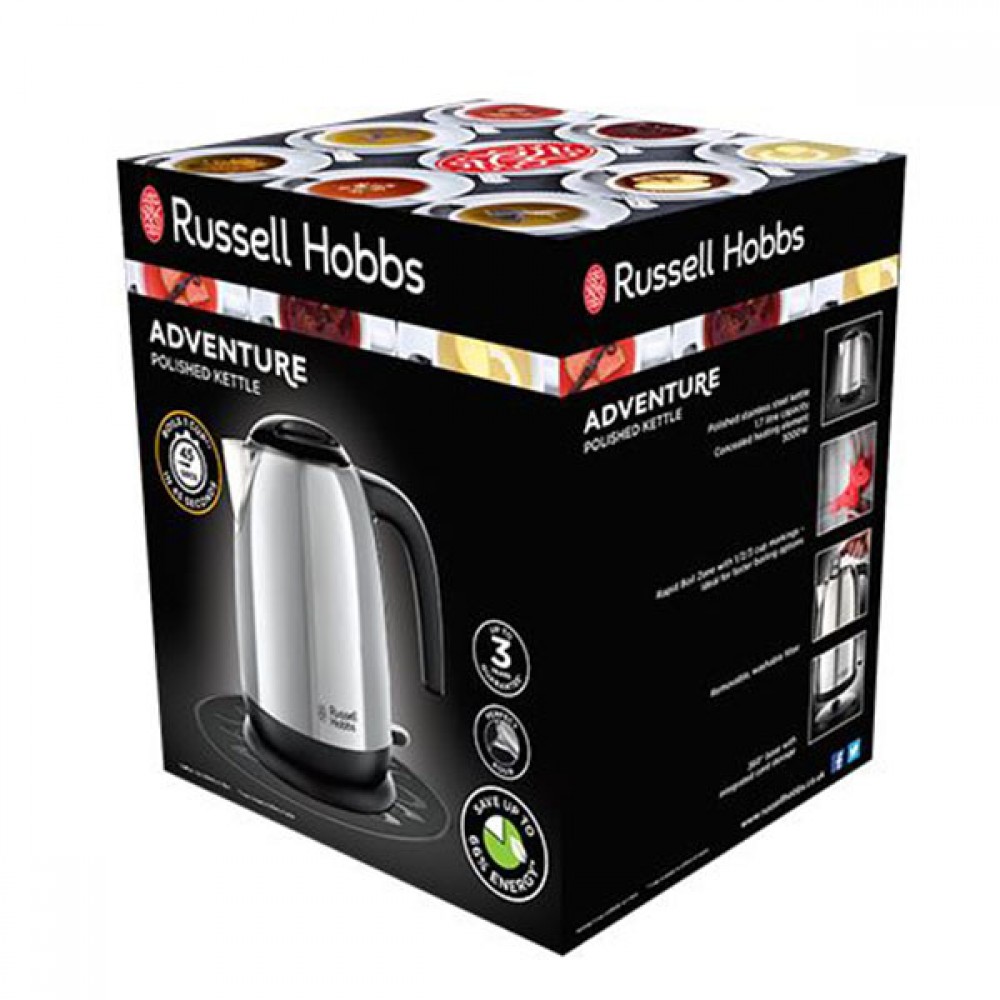 Russell Hobbs Adventure Kettle Polished | 23911