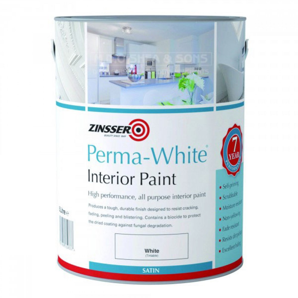 Zinsser Perma White Interior Satin 2.5l