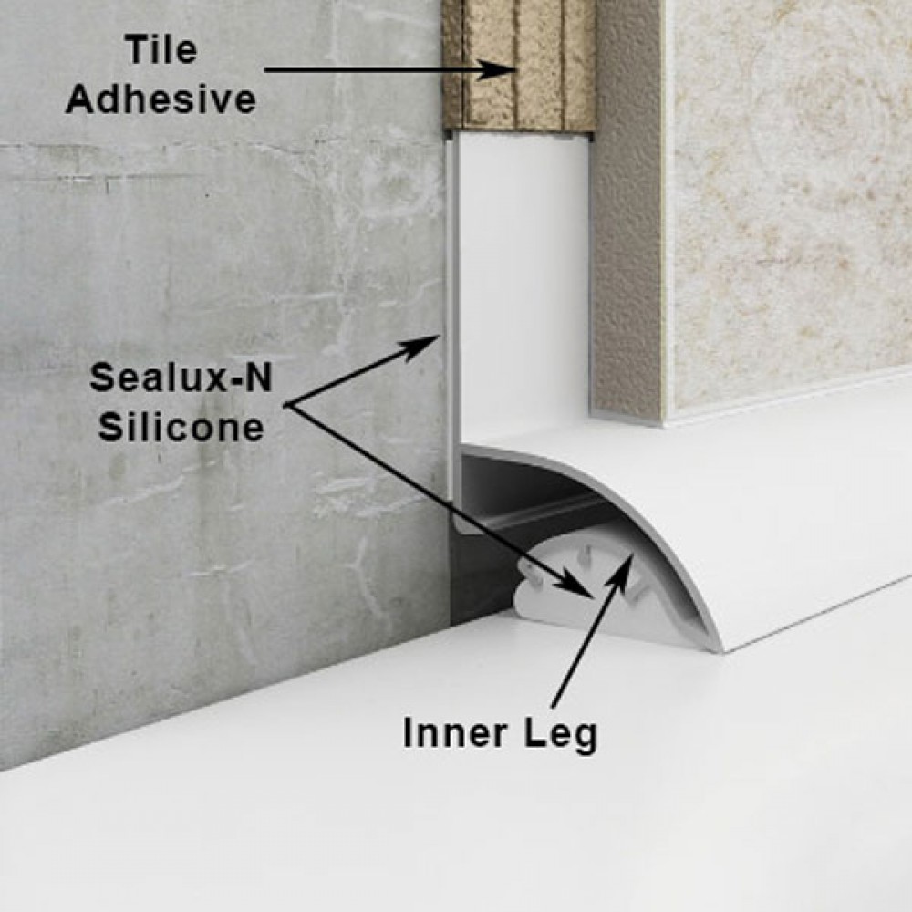 Sealux Regular White Bath Seal | 25mm | Sr25w