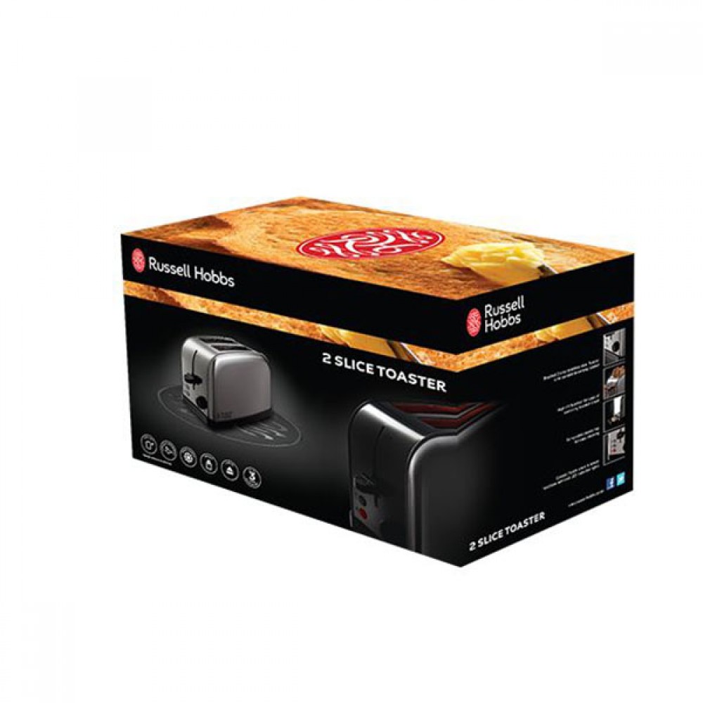 Russell Hobbs Futura 2 Slice Toaster Stainless Steel | 18780