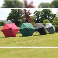 Culcita 2.7m Parasol With Crank | Choose Colour