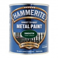 Hammerite Metal Paint Dark Green Smooth 750ml