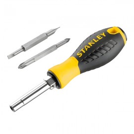 Stanley 6 Way Screwdriver Carded | 0-68-012