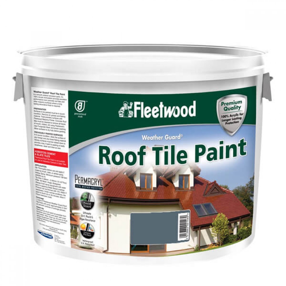 Fleetwood Roof Paint Blue Grey 10l