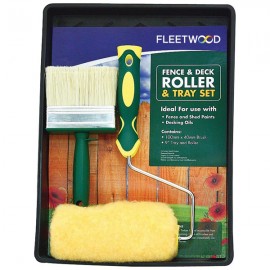 Fleetwood Fence & Deck Roller & Tray Set 9"