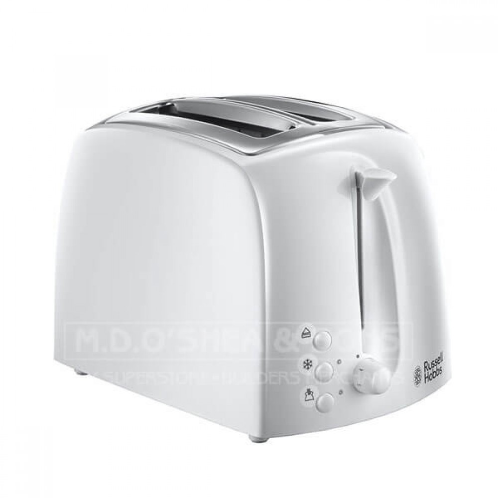 Russell Hobbs Textures 2 Slice Toaster White | 21640