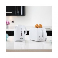 Russell Hobbs Textures 2 Slice Toaster White | 21640