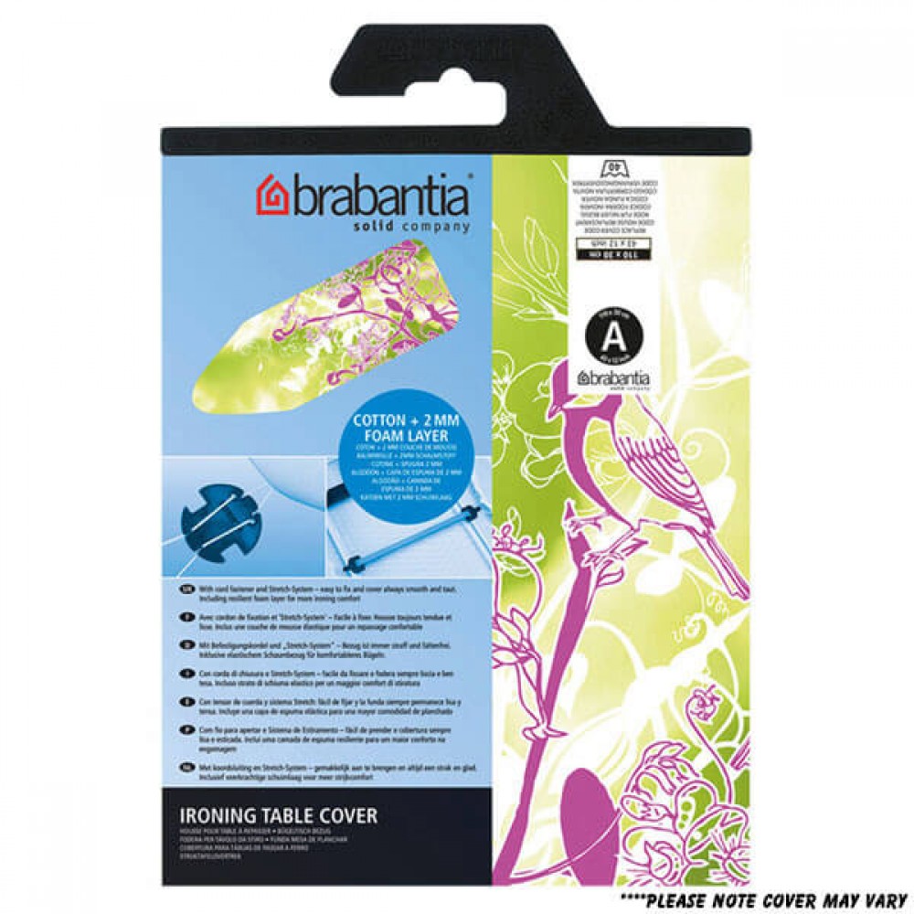 Brabantia 'A' Ironing Board Cover 110cm x 30cm | 194801