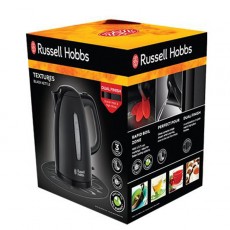 Russell Hobbs Textures Plastic Kettle Black | 21271