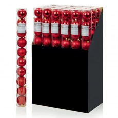 Multi-finish Shatterproof Decorations | 10 x 60mm | TD126268