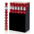 Multi-finish Shatterproof Decorations | 10 x 60mm | TD126268