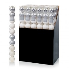 Multi-finish Shatterproof Decorations | 10 x 60mm | TD126268