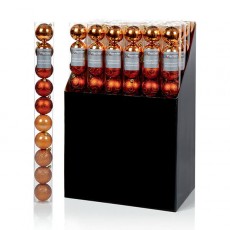 Multi-finish Shatterproof Decorations | 10 x 60mm | TD126268