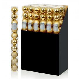 Multi-finish Shatterproof Decorations | 10 x 60mm | TD126268