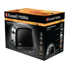 Russell Hobbs Colours Plus 2 Slice Toaster Black | 26550