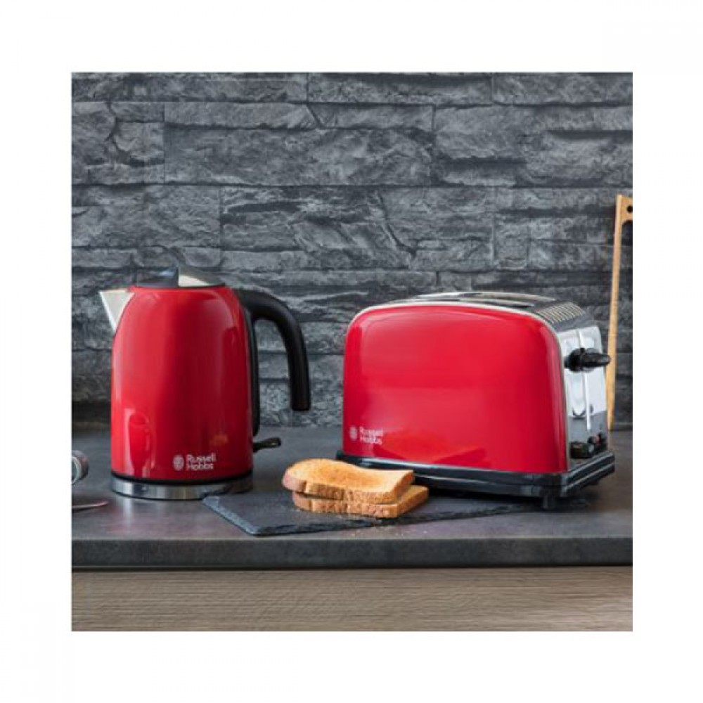 Russell Hobbs Colours Plus 2 Slice Toaster Red | 23330