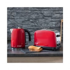 Russell Hobbs Colours Plus 2 Slice Toaster Red | 23330