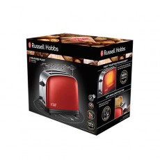 Russell Hobbs Colours Plus 2 Slice Toaster Red | 23330