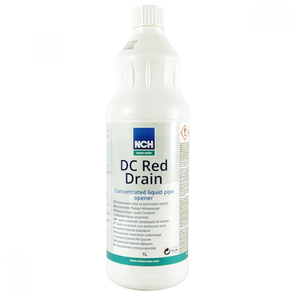 DC Red Drain | Concentrated Liquid Pipe Opener 1 Litre | 741385