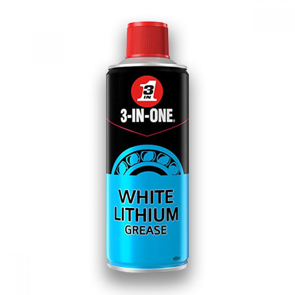 3-in-1 White Grease Lithium Spray | 400ml