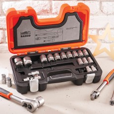 Bahco 1/2in Drive Socket Set (24 Piece) | XMS24SS12