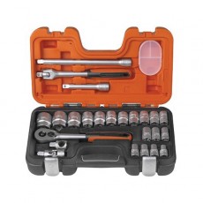 Bahco 1/2in Drive Socket Set (24 Piece) | XMS24SS12