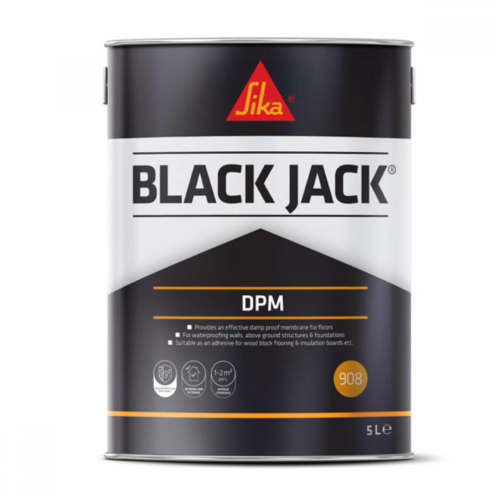 Sika Black Jack Everbuild 908 Dpm 5 Litre | 487003