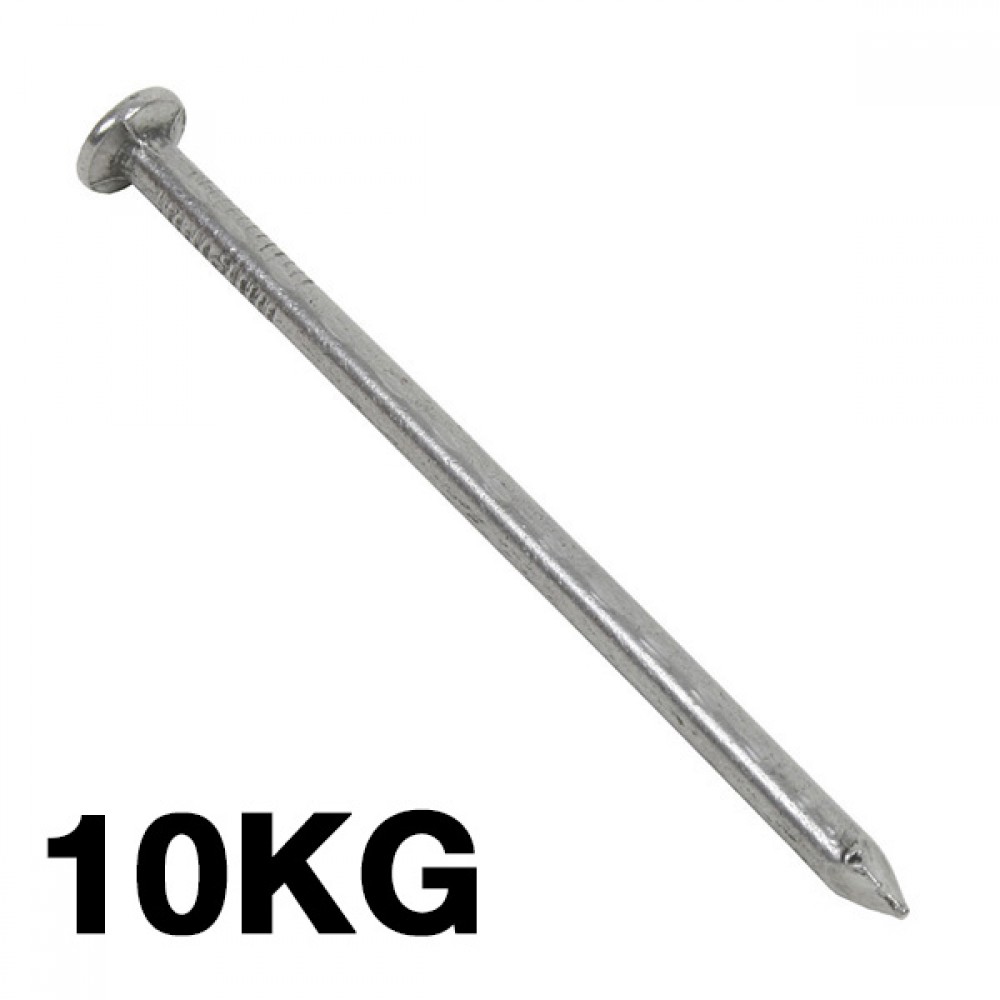 Bright Round Wire Nails 4.5 X 100mm 10kg