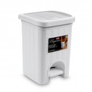 Dosco Elegance Small White Dustbin 6ltr | 55256