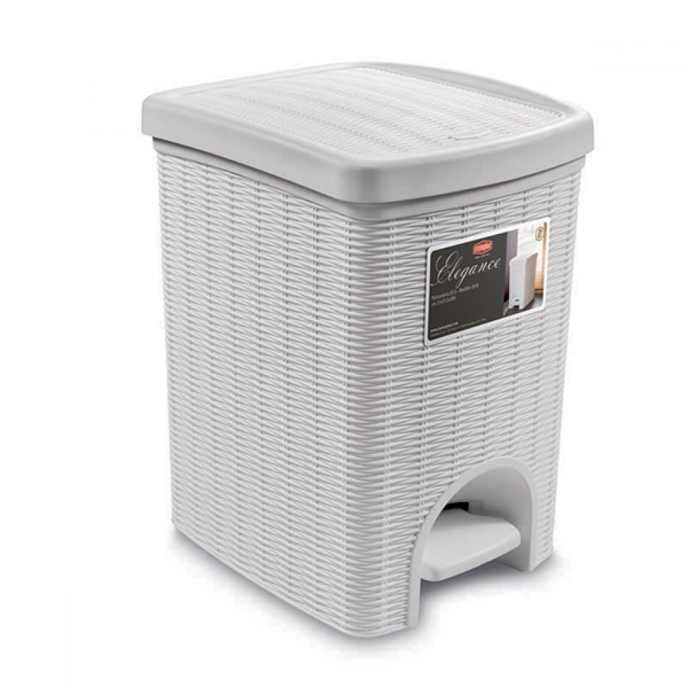 Dosco Elegance Large Dustbin White | 55260