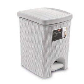 Dosco Elegance Large Dustbin White | 55260