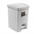 Dosco Elegance Large Dustbin White | 55260