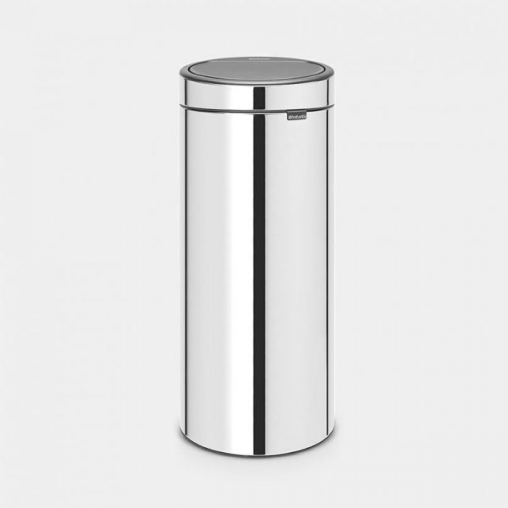 Brabantia 30 Litre Touch Bin Brilliant Steel | 115325