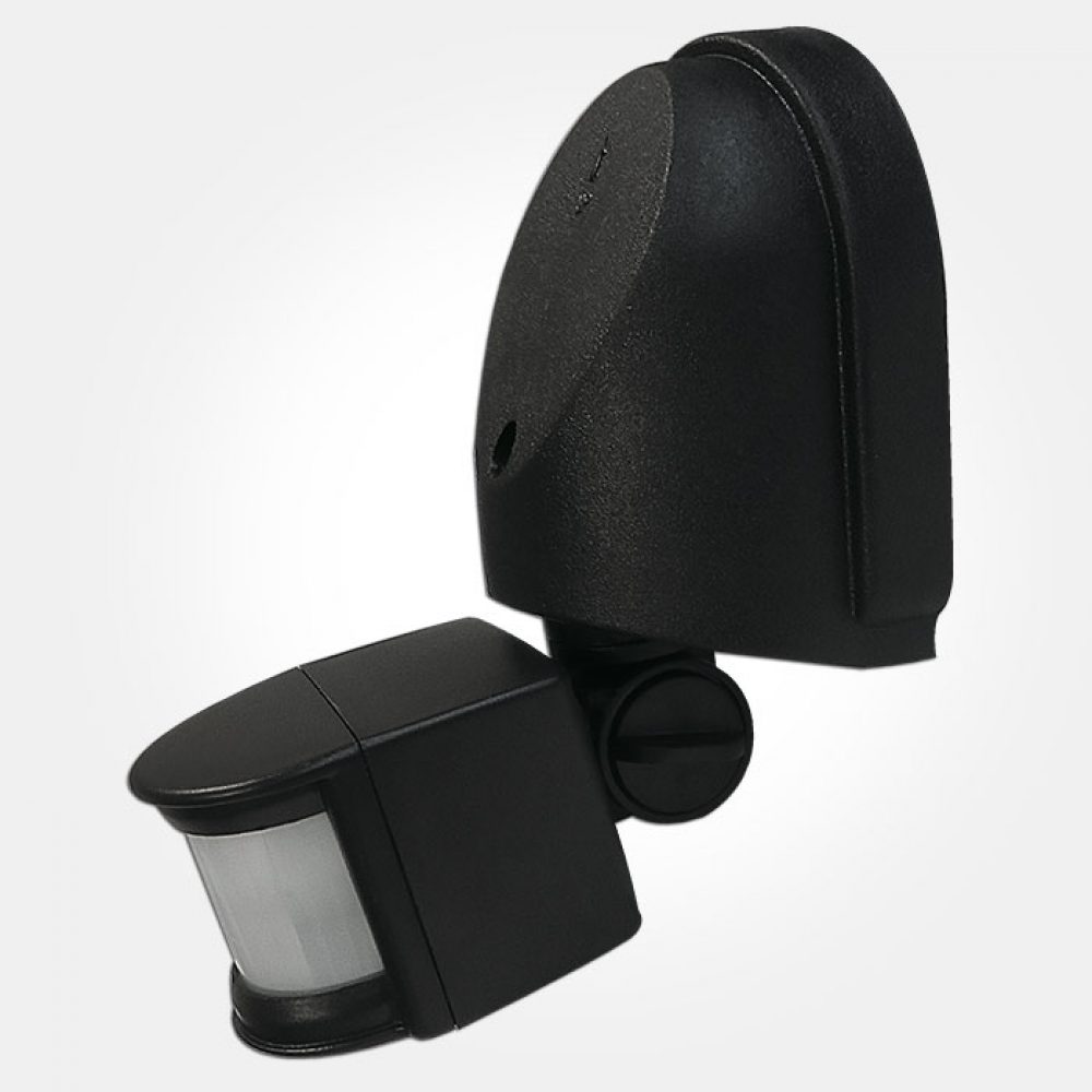 Eterna External PIR Detector 180° Black  PIR180BK|IP44