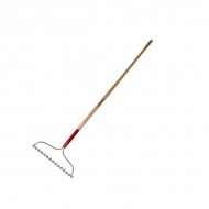 True Temper Darby 15 Tooth Bow Rake With Wooden Handle