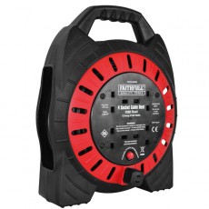 Faithfull 10m Cable Reel 13a