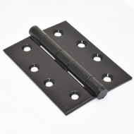 Grade 7 Plain Bearing Hinge Black 100mm X 76mm (3 Pack)