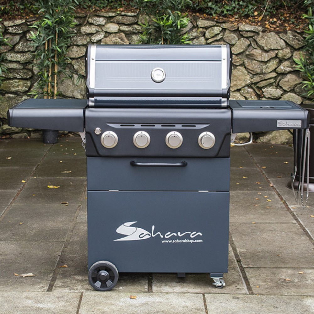 Sahara X450 4 Burner Gas BBQ | Plus Side Burner