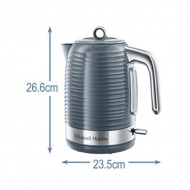 Russell Hobbs Inspire Grey Kettle | 24363
