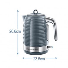 Russell Hobbs Inspire Grey Kettle | 24363