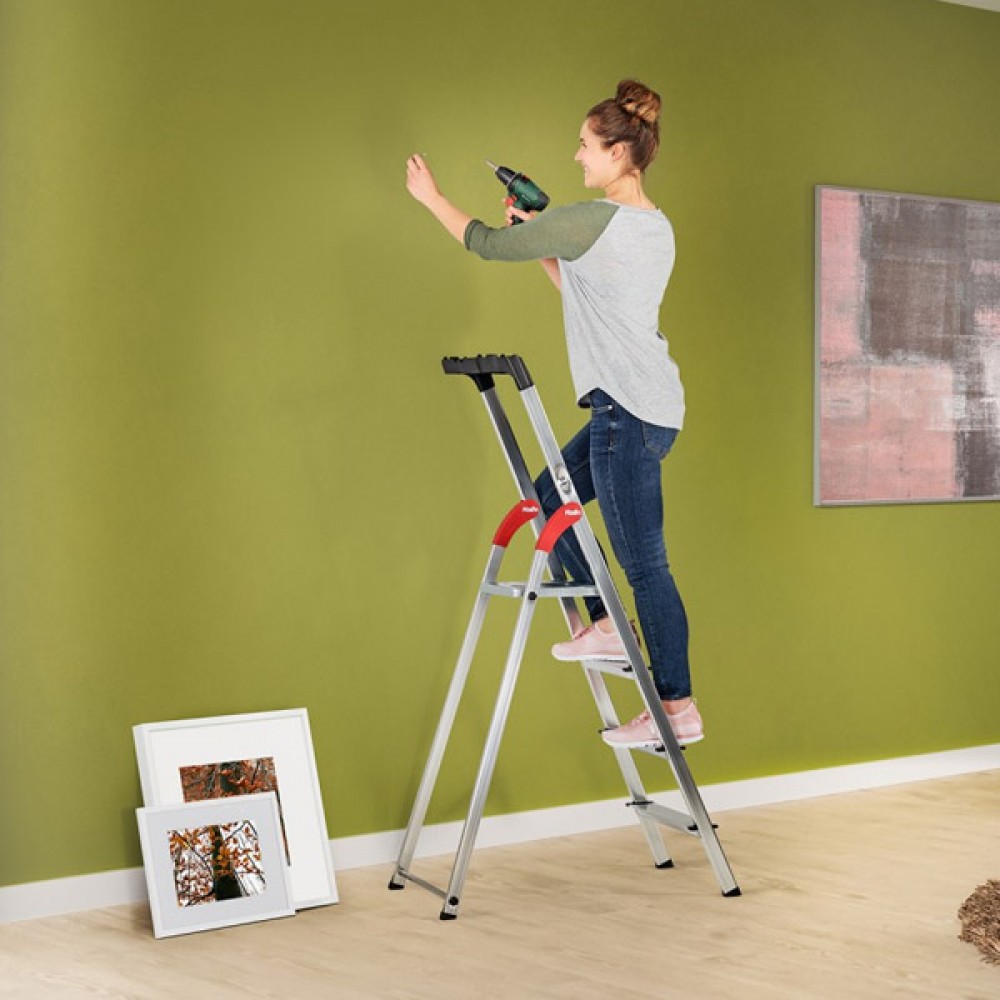 Hailo L60 Aluminium Step Ladder | Size Options