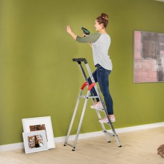 Hailo L60 Aluminium Step Ladder | Size Options